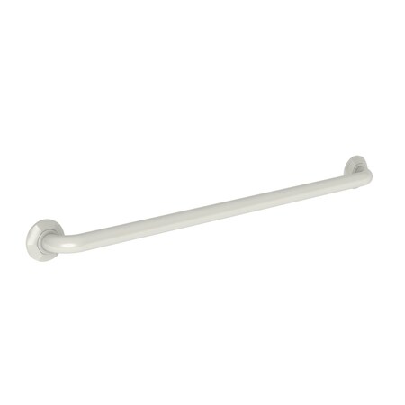 Newport Brass 35" L, Two Post, Solid Brass, 32" Grab Bar in Biscuit, Biscuit 1200-3932/65